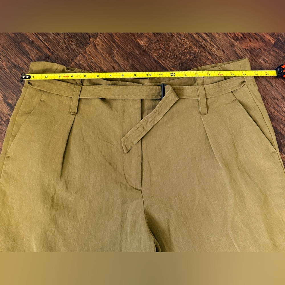 Rag & Bone Tilda Belted Cargo Pant Olive Green Sz 10 Gorpcore Earthy Rustic - Picture 11 of 15